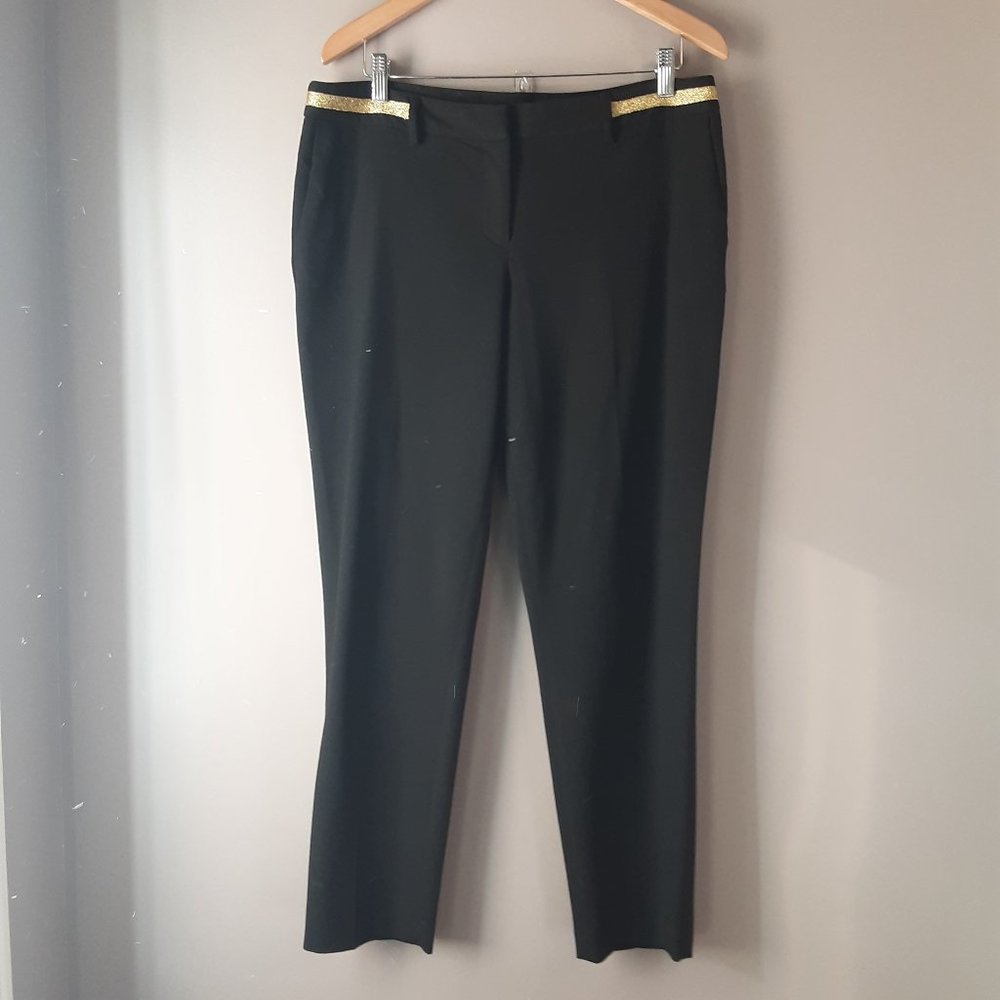 🌞 Dalia Women's Black Mid Rise Pants Trousers Size 12